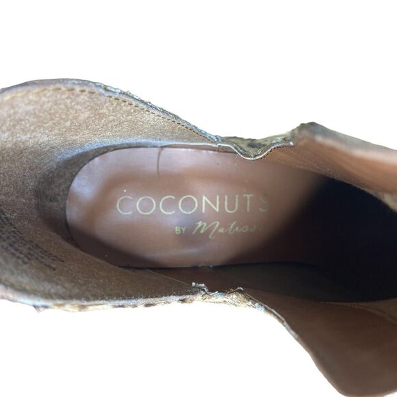 COCONUTS by Matisse Booties Size 7 Rapid Cow Hair Leather Ankle Boots Leopard - Picture 2 of 11